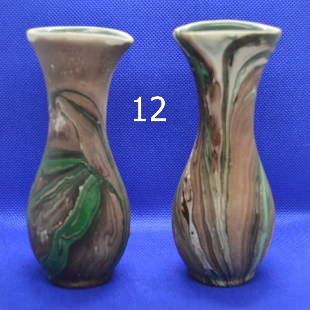 Pottery Vase Pair